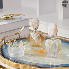 Haute Folie - Lọ Nước Hoa Đá Thạch Anh Pink Quartz Up-Phụ kiện nước hoa trong nhà-CẬU HAI HOME DECOR