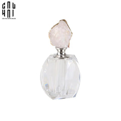 Haute Folie - Lọ Nước Hoa Đá Thạch Anh Pink Quartz Up-Phụ kiện nước hoa trong nhà-CẬU HAI HOME DECOR
