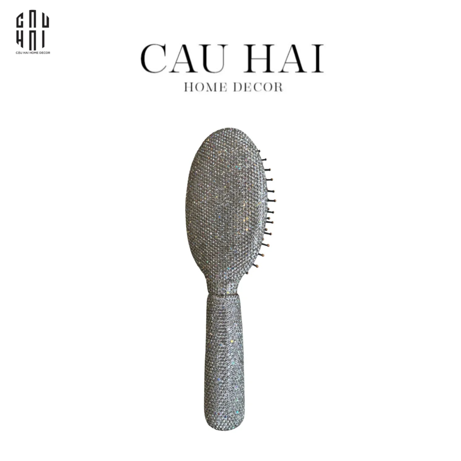 Haute Folie - Lược Oval Diamond Bling Bling-PHỤ KIỆN TRANG ĐIỂM-CẬU HAI HOME DECOR