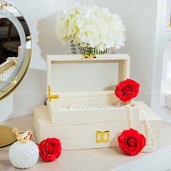 Haute Folie - Set 2 Hộp Trang Sức Da D'Ivoire Delight 12x16 18x36-HỘP TRANG SỨC-CẬU HAI HOME DECOR