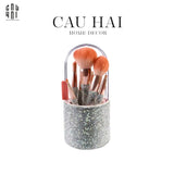 Haute Folie - Set 8 Cọ Makeup & Beauty Box Diamond Bling Bling 8x20-HỘP TRANG SỨC-CẬU HAI HOME DECOR