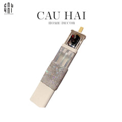 Haute Folie - Set Đũa Muỗng Cá Nhân - Diamond Bling Bling On The Go Cutlery Set 3pcs 5x20-Dinner Cutlery Set Dao Muỗng Nĩa-CẬU HAI HOME DECOR