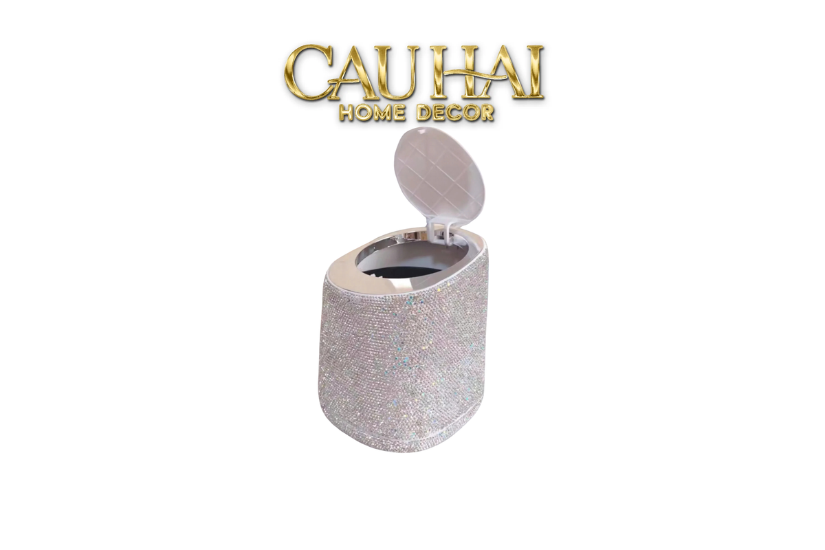 Haute Folie - Thùng Rác Mini Diamond Fantasy Bling Bling-Thùng Rác-Đối tác tại Trung Quốc theo từng đơn đặt hàng-CẬU HAI HOME DECOR