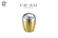 Haute Folie -Thùng Rác Mini Platinum Egg-Thùng Rác-CẬU HAI HOME DECOR