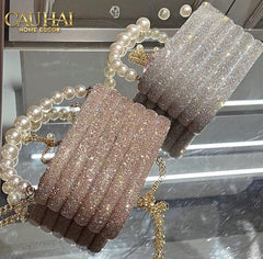 Haute Folie - Túi Handbag Full Kim Cương - Perle Éclat Diamond Pavé Haute Décor Object-TÚI XÁCH & VÍ TRANG TRÍ-CẬU HAI HOME DECOR