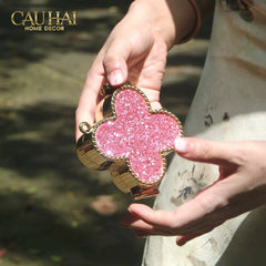 Haute Folie - Túi Pouch Mini Clover Diamond Bling Bling-TÚI XÁCH & VÍ TRANG TRÍ-CẬU HAI HOME DECOR