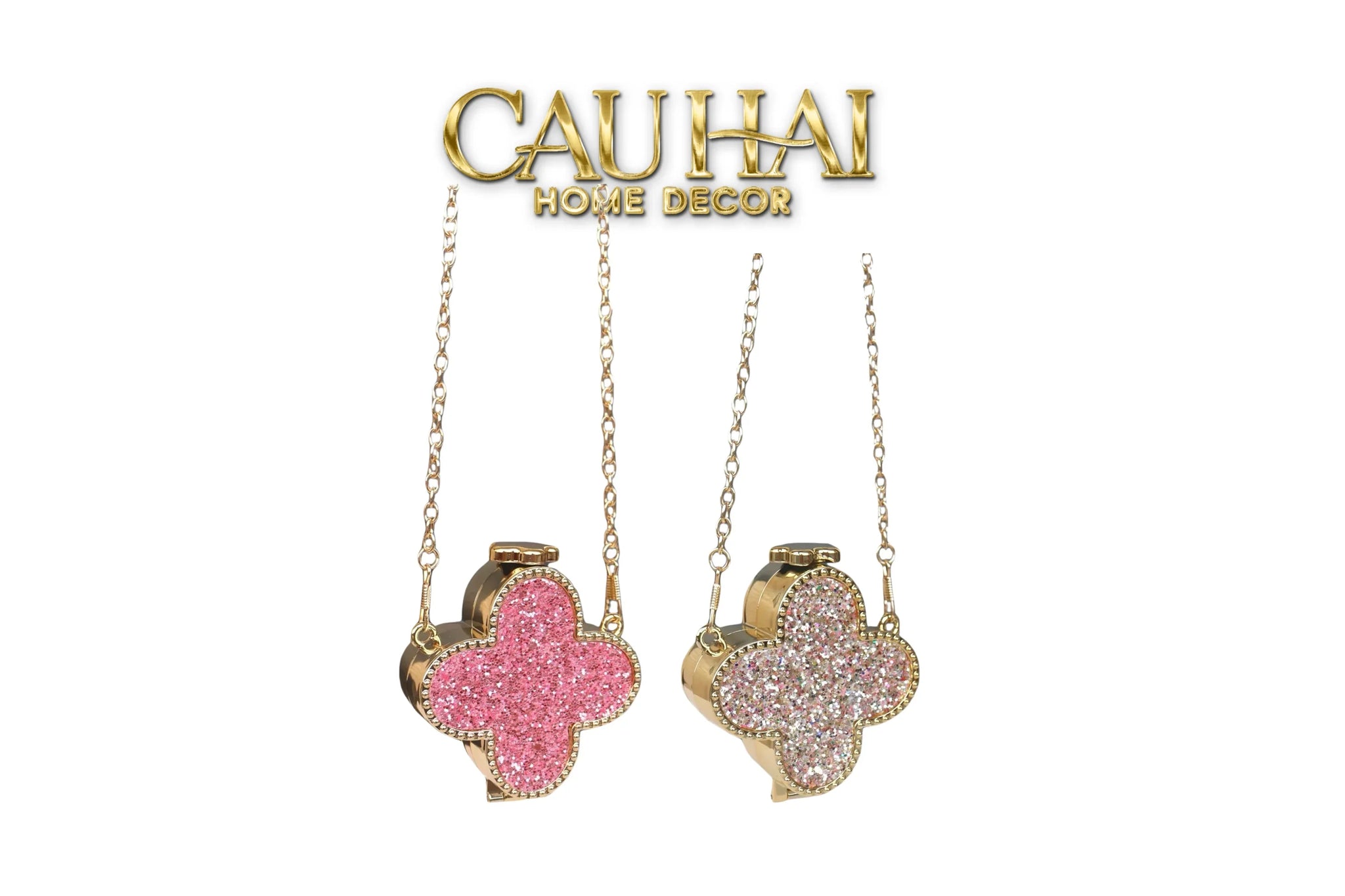 Haute Folie - Túi Pouch Mini Clover Diamond Bling Bling-TÚI XÁCH & VÍ TRANG TRÍ-CẬU HAI HOME DECOR
