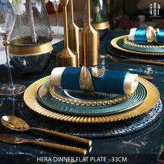 Hera Dinner Flat Plate 33Cm Ss25-SET CHÉN DĨA-CẬU HAI HOME DECOR