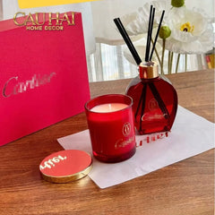 Home Fragrance - Gift Set Nến Thơm & Tinh Dầu Écartier Rouge Rubis Sauvage Duo Édition-NẾN TRANG TRÍ-CẬU HAI HOME DECOR