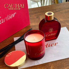 Home Fragrance - Gift Set Nến Thơm & Tinh Dầu Écartier Rouge Rubis Sauvage Duo Édition-NẾN TRANG TRÍ-CẬU HAI HOME DECOR