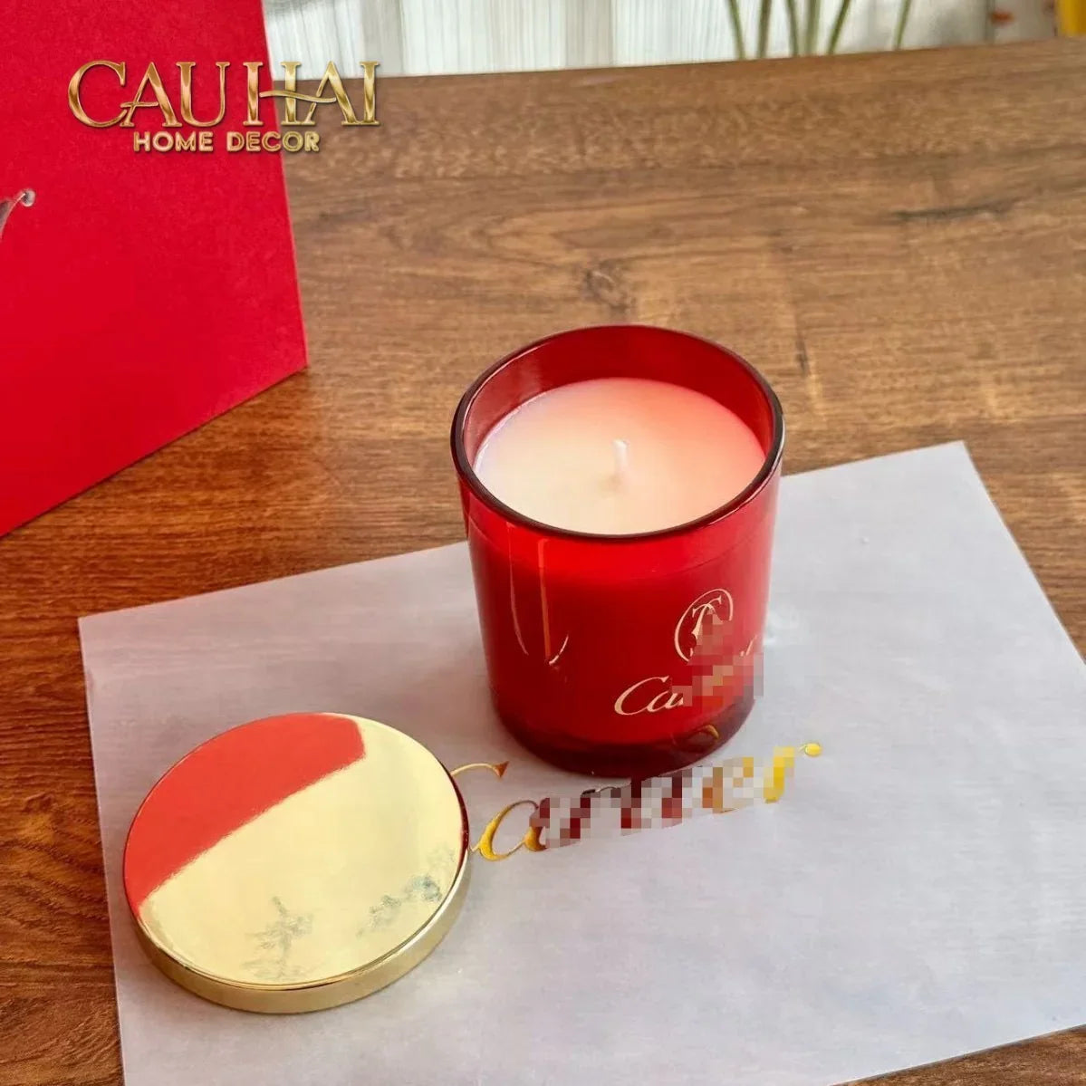 Home Fragrance - Gift Set Nến Thơm & Tinh Dầu Écartier Rouge Rubis Sauvage Duo Édition-NẾN TRANG TRÍ-CẬU HAI HOME DECOR