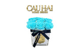 Home Frangrance Couture - Bình Lọ Hoa Hồng Vĩnh Cửu Bleu Azure Roses de Versailles 20x20-BÌNH HOA-CẬU HAI HOME DECOR