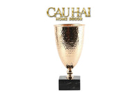 Hone Couture - Bình Hoa Goblet Aureum Marble Trophy H30-BÌNH HOA-CẬU HAI HOME DECOR