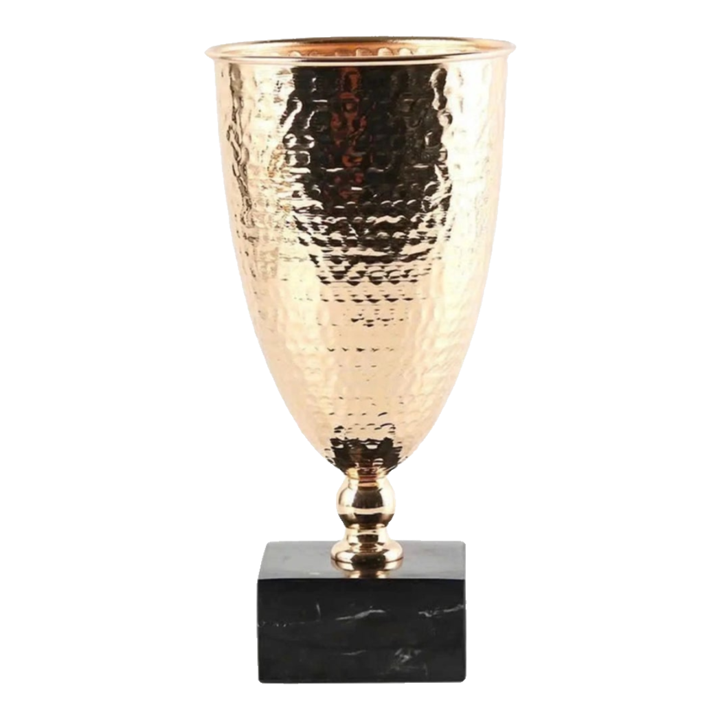 Hone Couture - Bình Hoa Goblet Aureum Marble Trophy H30
