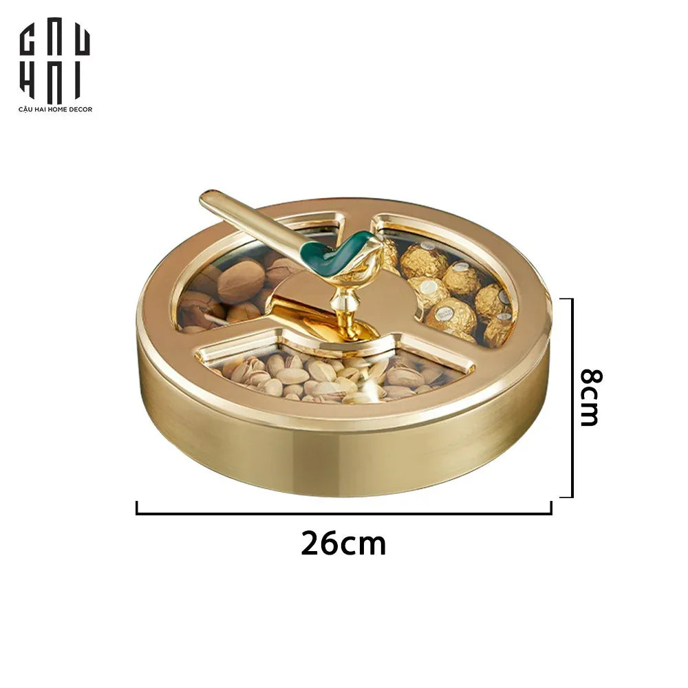 Hộp Bánh Mứt Glorious Auré Oiseau Royale-Lọ kẹo Canister Bonbonnière-CẬU HAI HOME DECOR