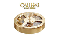 Hộp Bánh Mứt Lá Ngân Hạnh Ginkgo Lumière-Lọ kẹo Canister Bonbonnière-CẬU HAI HOME DECOR