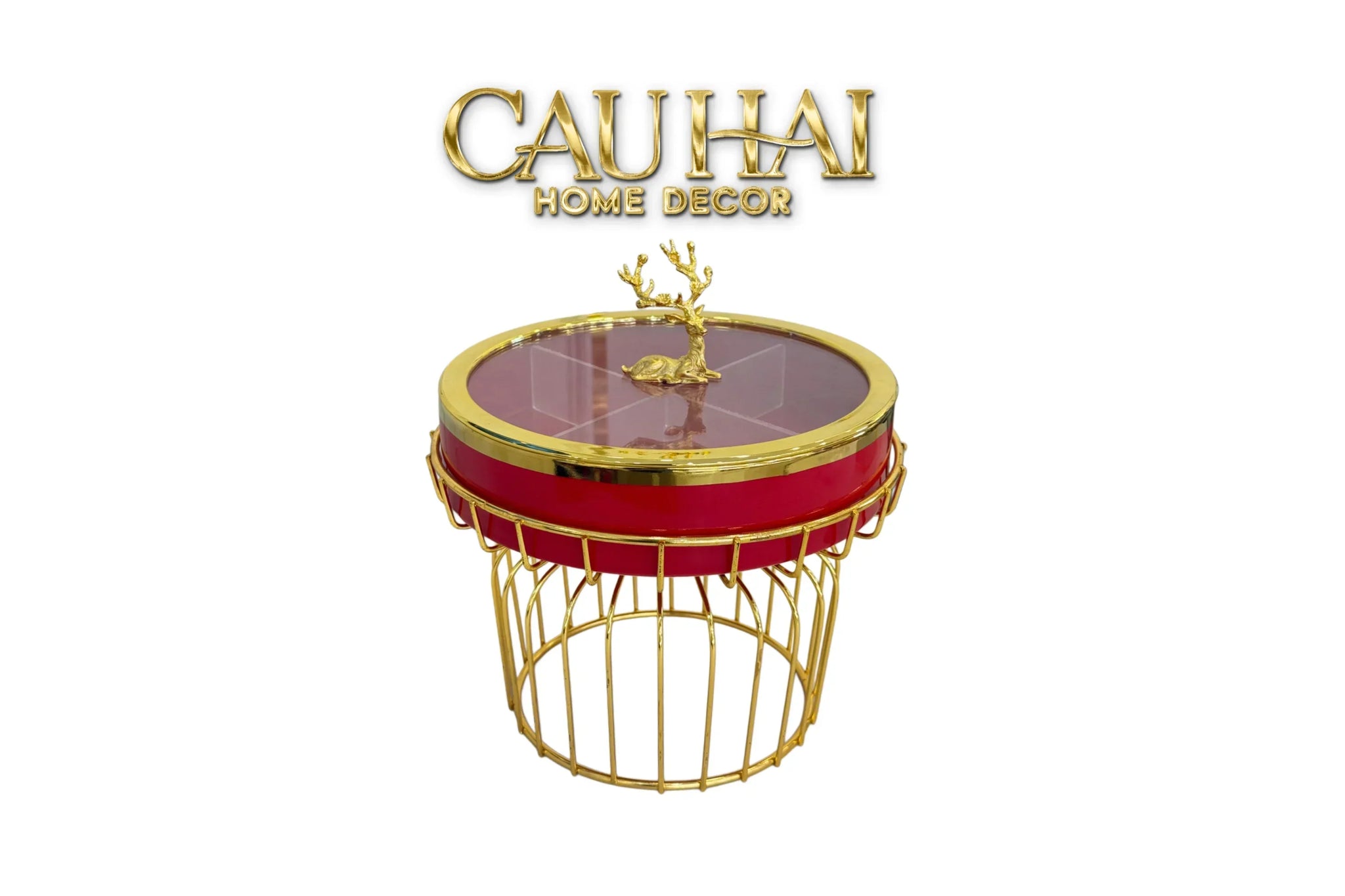 Hộp Bánh Mứt Sứ Tráng Men Alley Améthyste-Lọ kẹo Canister Bonbonnière-CẬU HAI HOME DECOR