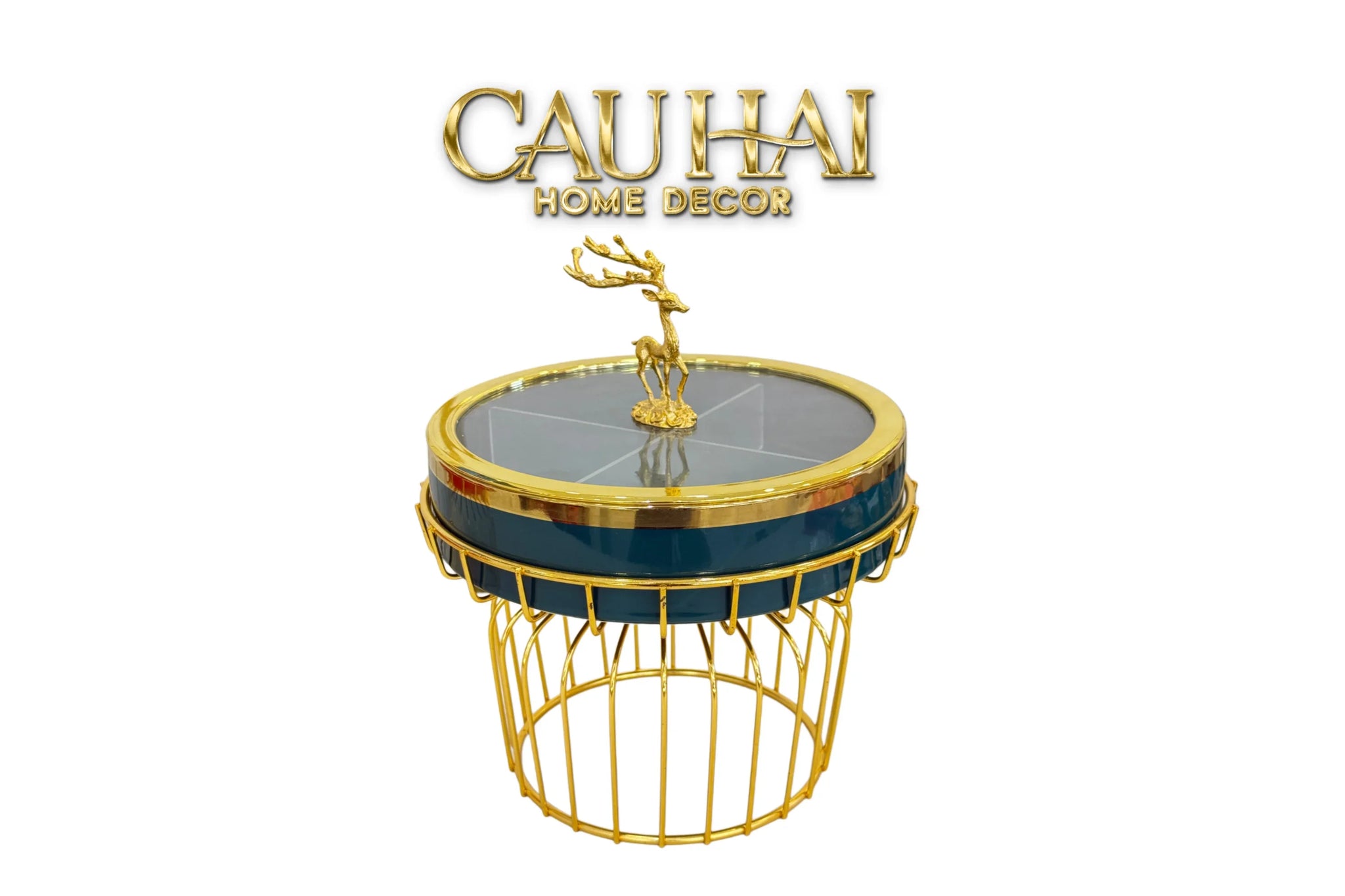 Hộp Bánh Mứt Sứ Tráng Men Alley Améthyste-Lọ kẹo Canister Bonbonnière-CẬU HAI HOME DECOR