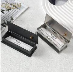 Hộp Đựng Tăm Chrome Papillon Goldleaf-HỘP TRANG SỨC-CẬU HAI HOME DECOR