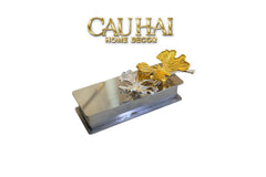 Hộp Đựng Tăm Chrome Papillon Goldleaf-HỘP TRANG SỨC-CẬU HAI HOME DECOR