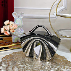 Hộp Khăn Giấy Ceramic Lady Clutch-HỘP KHĂN GIẤY-CẬU HAI HOME DECOR
