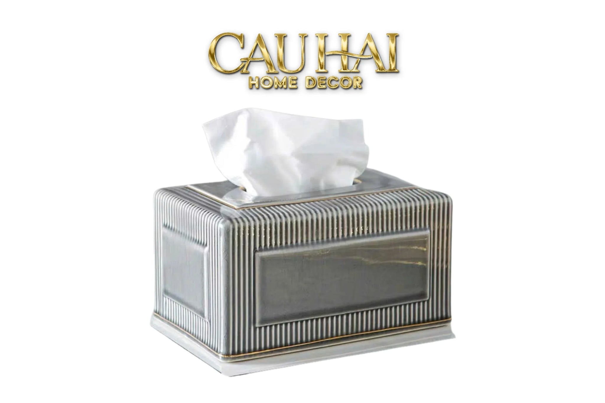 Hộp Khăn Giấy Ceramic Regal Lineage Porcelain Tissue Box-HỘP KHĂN GIẤY-CẬU HAI HOME DECOR