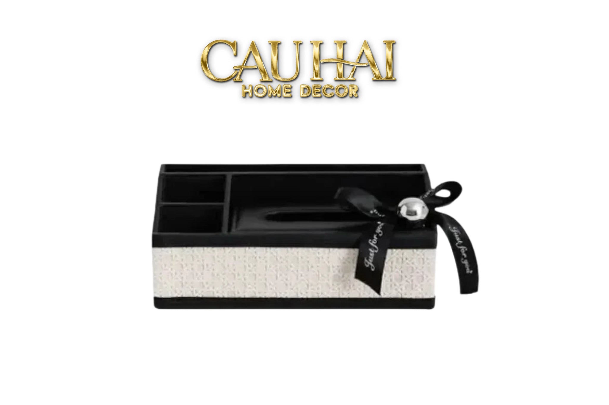 Hộp Khăn Giấy Da Black Mystic-HỘP KHĂN GIẤY-CẬU HAI HOME DECOR