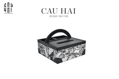 Hộp Khăn Giấy Da Handy Jungle Toile D.O-HỘP KHĂN GIẤY-CẬU HAI HOME DECOR