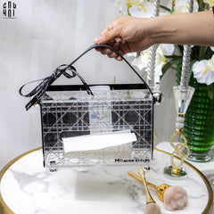 Hộp Khăn Giấy Đa Năng Acrylic - Miley-HỘP KHĂN GIẤY-CẬU HAI HOME DECOR