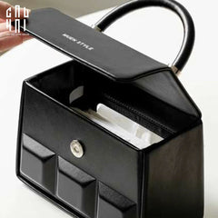 Hộp Khăn Giấy Da Savoir "La Damme Iconique" Lady Bag-HỘP KHĂN GIẤY-CẬU HAI HOME DECOR