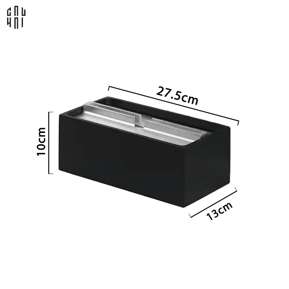 Hộp Khăn Giấy Elysium Titan Chrome Obsidian Case. Up-HỘP KHĂN GIẤY-CẬU HAI HOME DECOR