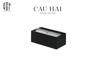 Hộp Khăn Giấy Elysium Titan Chrome Obsidian Case. Up-HỘP KHĂN GIẤY-CẬU HAI HOME DECOR