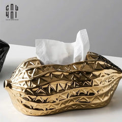 Hộp Khăn Giấy Golden Peanut-HỘP KHĂN GIẤY-CẬU HAI HOME DECOR