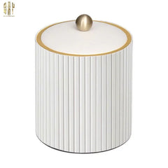 Hộp Kim Loại Bọc Da Luxe Leather - Vermouth-HỘP TRANG SỨC-CẬU HAI HOME DECOR