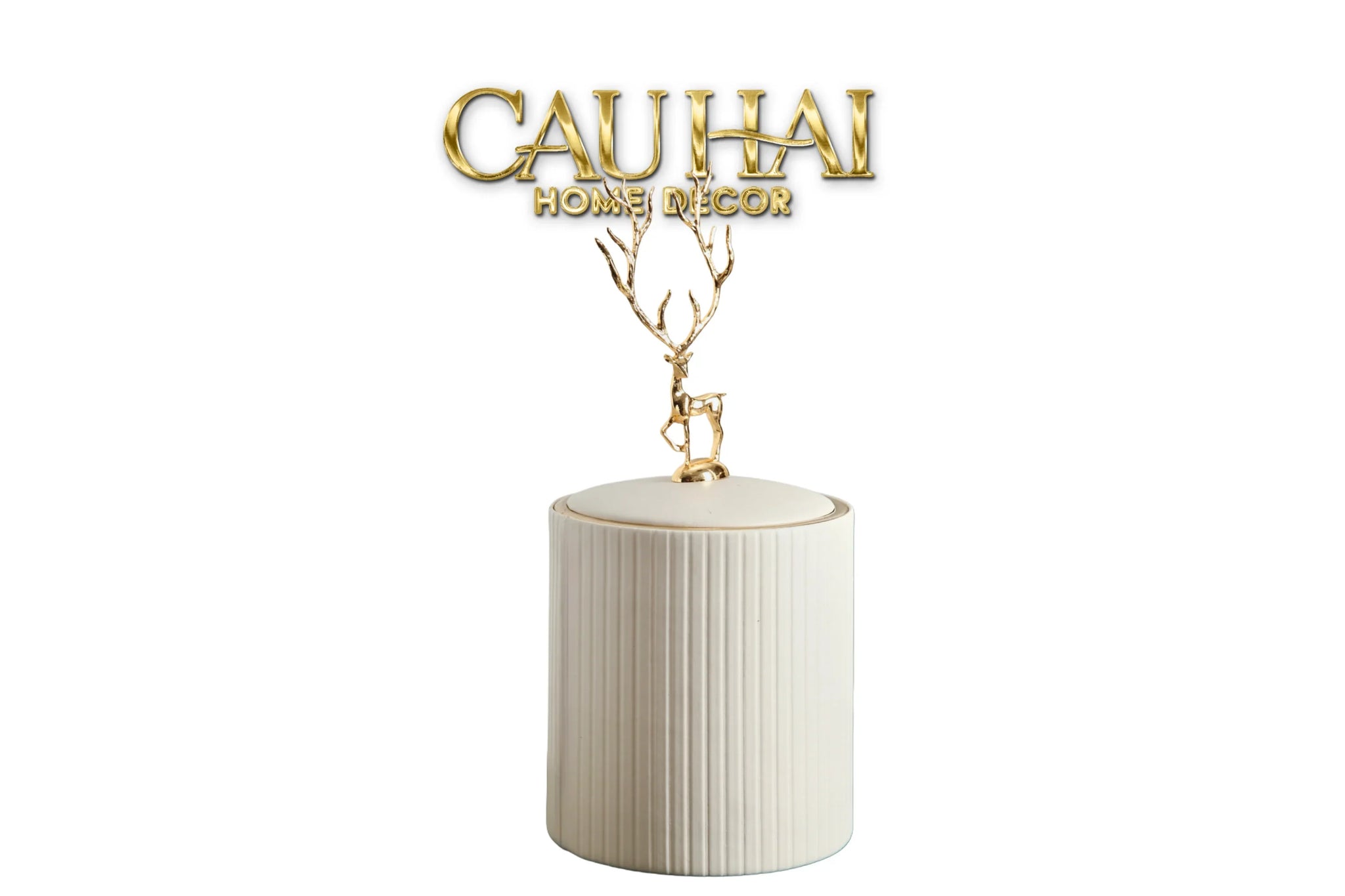 Hộp Kim Loại Bọc Da Luxe Leather - Vermouth-HỘP TRANG SỨC-CẬU HAI HOME DECOR