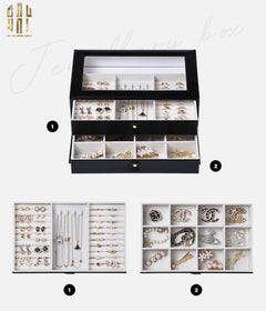 Hộp Trang Sức Da Elegance Faubourg Fw25-HỘP TRANG SỨC-CẬU HAI HOME DECOR