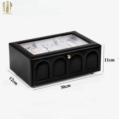 Hộp Trang Sức Da Elegance Faubourg Fw25-HỘP TRANG SỨC-CẬU HAI HOME DECOR