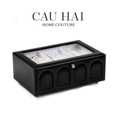 Hộp Trang Sức Da Elegance Faubourg Fw25-HỘP TRANG SỨC-CẬU HAI HOME DECOR