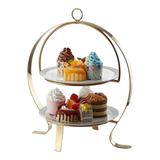 Maison Couture - Đĩa Bánh 2 Tầng Gordon Étagère 37x42-SET CHÉN DĨA-Đối tác tại Trung Quốc theo từng đơn đặt hàng-CẬU HAI HOME DECOR