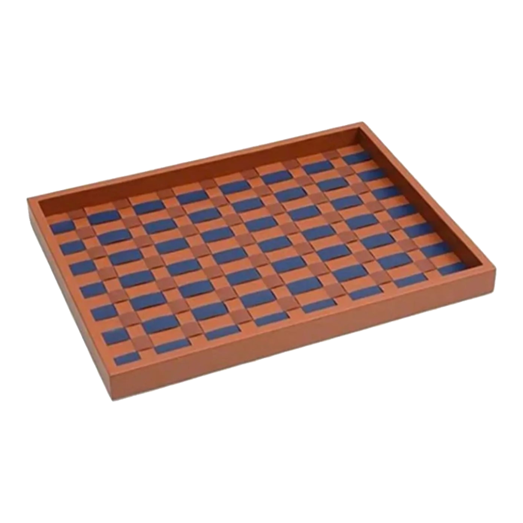 Khay Da Trang Trí Auburn Ruban Cross Tray 30x40