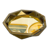 Haute Folie - Khay Gương Tròn Diamond Facetté Soleil Éclat Decoratives Trays D34-KHAY TRANG TRÍ-Đối tác tại Trung Quốc theo từng đơn đặt hàng-CẬU HAI HOME DECOR
