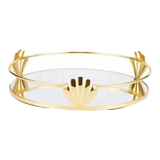Haute Folie - Khay Tròn Mặt Gương Bàn Trang Điểm Pearl Reflection 20cm-KHAY TRANG TRÍ-Đối tác tại Trung Quốc theo từng đơn đặt hàng-CẬU HAI HOME DECOR