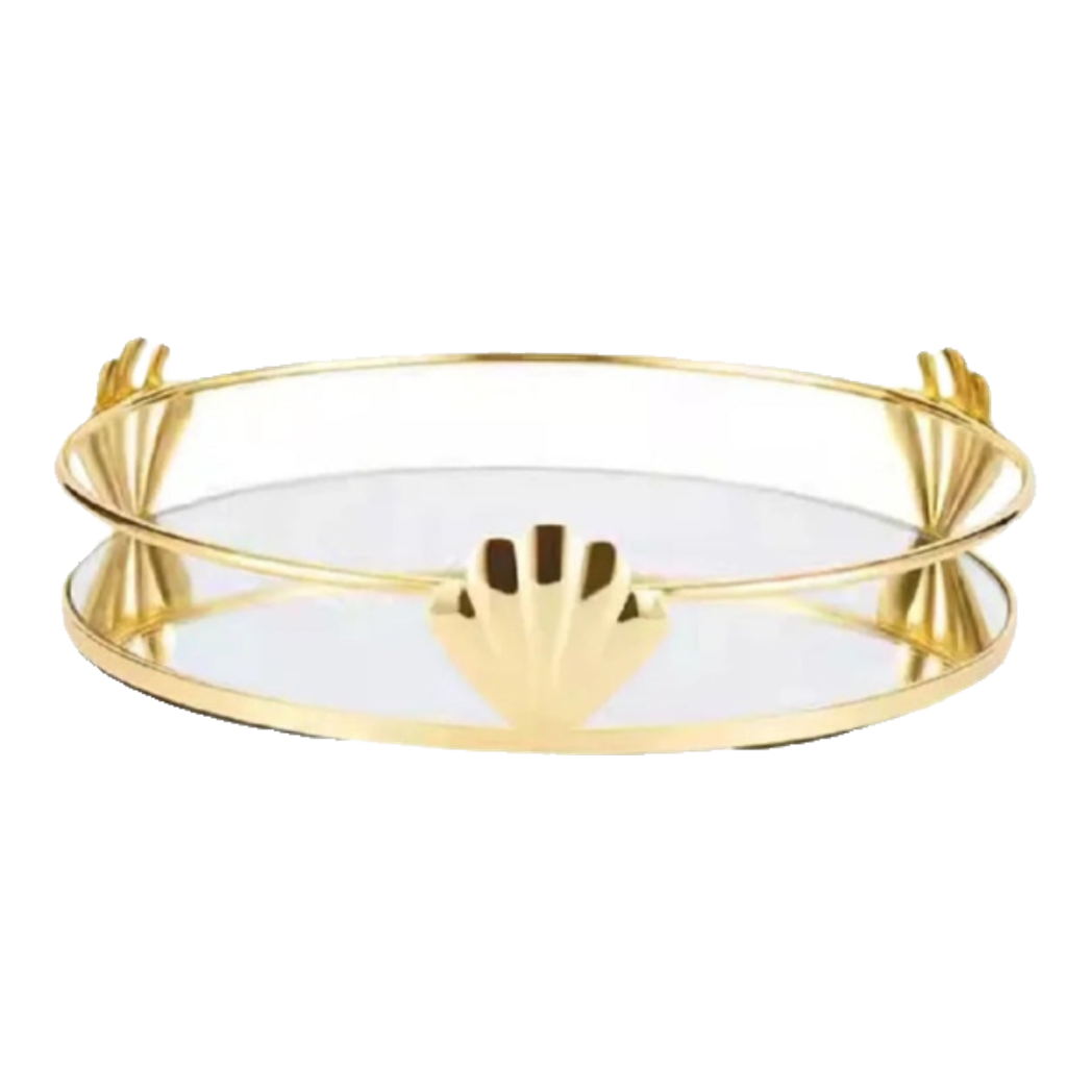 Haute Folie - Khay Tròn Mặt Gương Bàn Trang Điểm Pearl Reflection 20cm