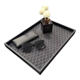Khay Gỗ Chữ Nhật Bọc Da County Yard Changing Trays 30x40x3-KHAY TRANG TRÍ-Đối tác tại Trung Quốc theo từng đơn đặt hàng-CẬU HAI HOME DECOR