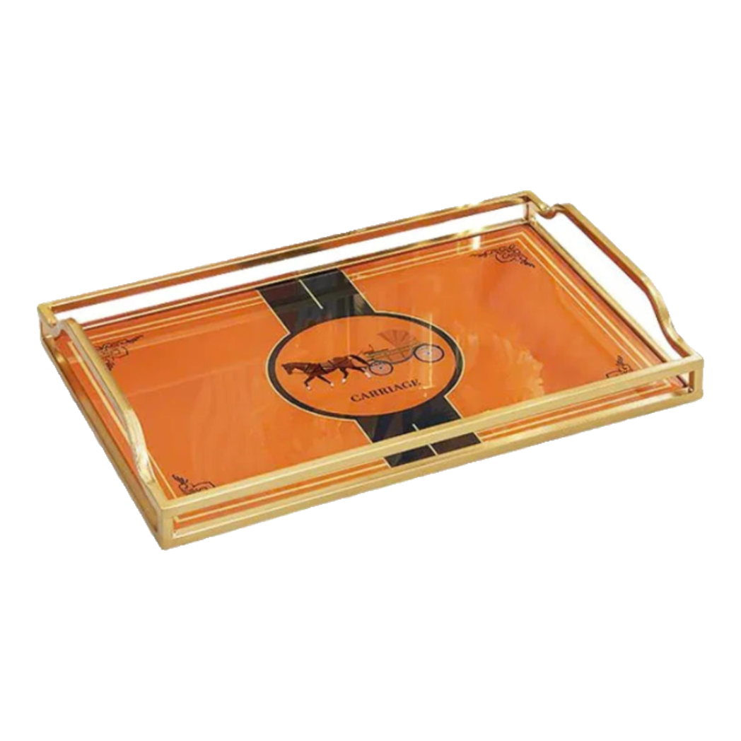 Khay Gương Chữ Nhật Golden High-Class Helios Tray Ss25