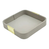 Khay Da Vuông Xám Haute Folie Celine Beauté Changing Trays 18.5x18.5-KHAY TRANG TRÍ-Đối tác tại Trung Quốc theo từng đơn đặt hàng-CẬU HAI HOME DECOR