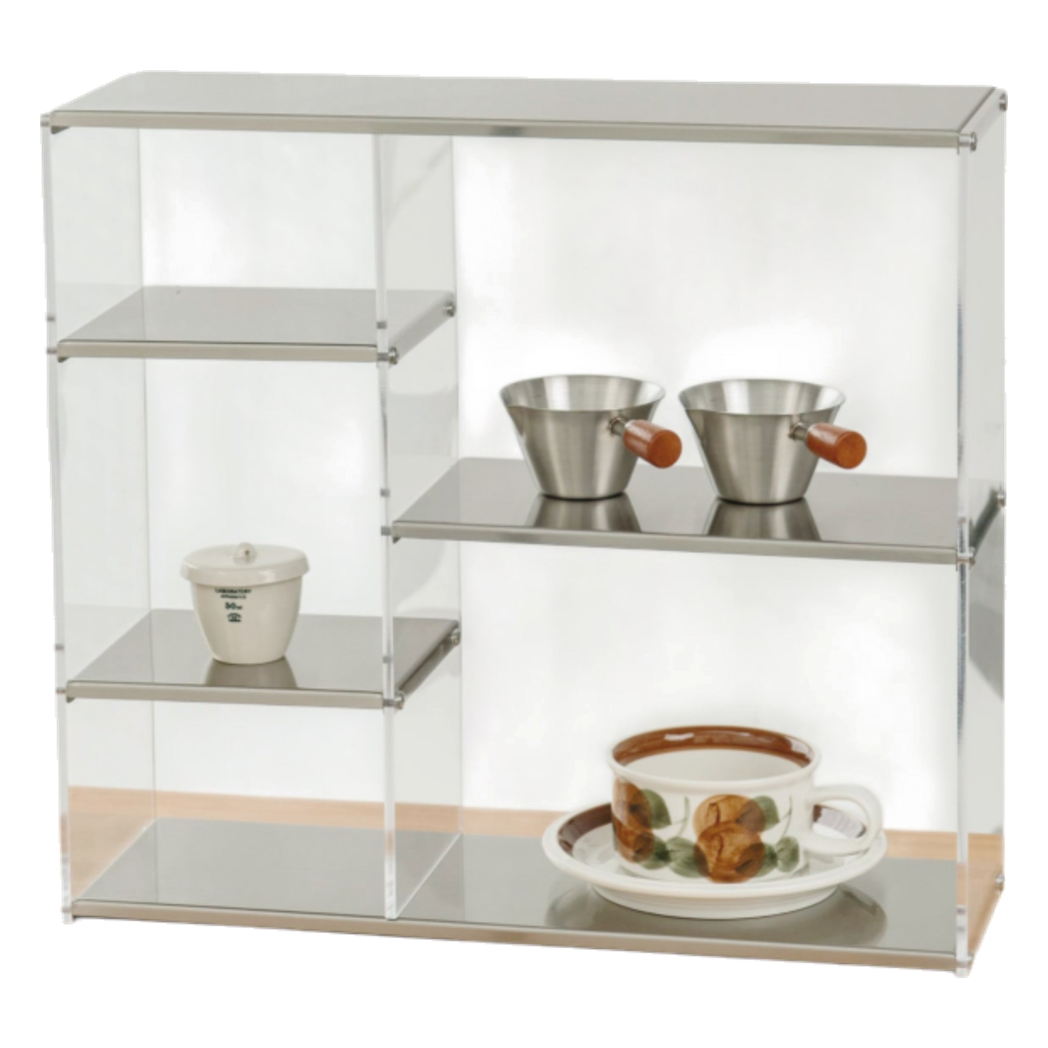 Kệ 3.5 Tầng Acrylic Bậc Thang Metal Velvet Ladder Shelf Tiered Organizer 42x13.9x38.1-KỆ TRANG TRÍ-CẬU HAI HOME DECOR-CẬU HAI HOME DECOR