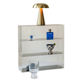 Kệ Acrylic 4 Tầng Metal Velvet Shelf Tiered Organizer 38x13.6x43-KỆ TRANG TRÍ-CẬU HAI HOME DECOR-CẬU HAI HOME DECOR