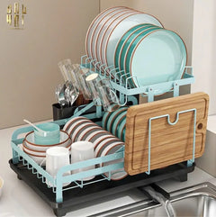 Kệ Chén Dĩa - Mint-SET CHÉN DĨA-CẬU HAI HOME DECOR