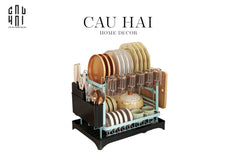 Kệ Chén Dĩa - Mint-SET CHÉN DĨA-CẬU HAI HOME DECOR